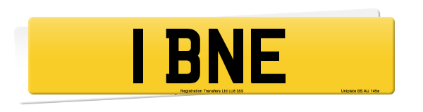 Registration number 1 BNE